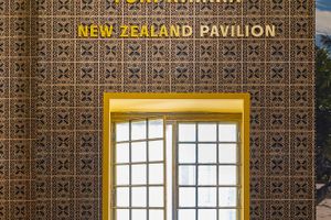 Exhibition view: Yuki Kihara, _Paradise Camp_ (2022). New Zealand Pavilion, The 59th International Art Exhibition, La Biennale di Venezia (23 April–27 November 2022). Courtesy Creative New Zealand. Photo: Luke Walker.